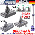 9000mAh Für Dyson V6 Akku V8 V10 Akku SV10 Animal Absolute Staubsauger/3x Filter