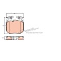 1x TRW Bremsbelagsatz vorne u.a. für BMW 2er G42 3er G20 G21 4er G22 | 487105