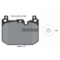 1x ORIGINAL® Textar 2234401 Bremsbelagsatz, Scheibenbremse Vorne, exkl.