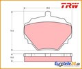 Bremsbelagsatz, Scheibenbremse TRW GDB974 für Land Rover MG