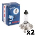 2x BOSCH H7 Glühlampe Fernlicht 12V 55W 5000K PX26d Halogen 1 987 302