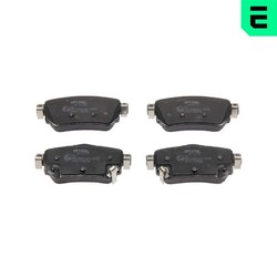 Optimal Bremsbelagsatz, Scheibenbremse BP-12718 passend für NISSAN RENAULT