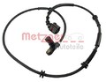 METZGER Sensor, Raddrehzahl Hinterachse beidseitig u.a. für FORD, SEAT, VW