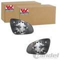 2x VAN WEZEL SPIEGELGLAS BEHEIZBAR passend für OPEL ASTRA LINKS+RECHTS