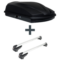 Dachbox LEVUP Cube 370 + Dachträger G3 Clop infinity für MG HS SUV Typ AS23 NEUJetzt 10% sparen mit dem Code: PARTS2025