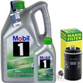 MANN ÖLFILTER+MOBIL 1 ESP 5W30 passend für VW T5 T6 BUS /2.0 TSI 150+204 PS