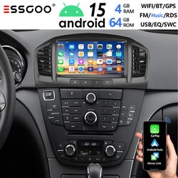 4+64G Android 15 Carplay 9" Autoradio GPS WIFI RDS Für Opel Insignia A 2008-2013