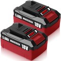 2x 5,0Ah Für Einhell PXC Power X-Change 4511489 Werkzeug-Akku 18V Lithium-Ionen