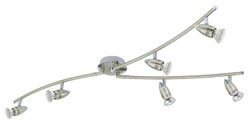Eglo LED Deckenstrahler MAGNUM nickel matt chrom GU10 3W 3000K Warmweiß