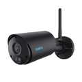 Reolink Argus Eco Schwarz 3MP Kabellose WLAN Überwachungskamera Akku Aussen