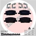 Zimmermann Bremsbelagsatz, Scheibenbremse vorne für OPEL