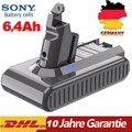 6400mAh Für DYSON V6 Akku DC58 DC59 DC61 DC62 DC72 SV03 SV06 SV09 21.6V Batterie