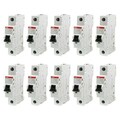 10x ABB Sicherungsautomat S201 - B16 16A 1-polig