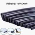 Kantenschutz Gummi Fassungsprofil Gummidichtung U-Profil Steckplatz 1mm Bis 20mm