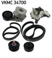 SKF VKMC 03201-1 Wasserpumpe + Zahnriemensatz für CITROËN  passend für FIAT Kühl