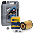 5L LIQUI MOLY Motoröl 5W30 dexos2 HENGST Ölfilter für OPEL ASTRA CORSA 1.7 CDTI