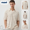 Mavi Herren Poloshirt mit Streifenmuster