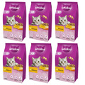 6x1,4 kg WHISKAS Trockenfutter mit Huhn für adulte Katzen