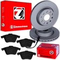 Zimmermann BREMSSCHEIBEN 345mm + BELÄGE VORNE für VW GOLF 5 R32 PASSAT R36 S3 8P
