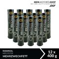Mannol Universal Multipurpose Grease MP2 Ester Mehrzweckfett Lithium 12x400 Gram