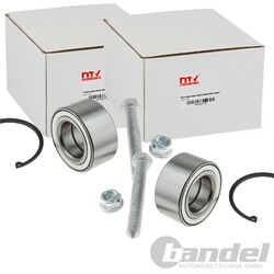 2X NTY RADLAGER-SATZ HINTEN VORNE BEIDSEITIG PASSEND FÜR FORD GALAXY MAZDA 121
