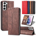 Leder Hülle für Samsung A33 A53 A13 S20 S21 FE S22 S23 S24 Ultra Handy Tasche