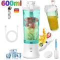 Elektrischer Smoothie Maker Standmixer Mini Mixer to go Blender Shaker 600ml NEU