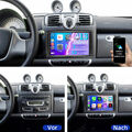 Für Smart Fortwo 451 2005-2010 Autoradio 2G+32G CarPlay Android 13 GPS FM BT RDS