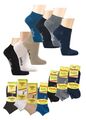 3-15 Paar Bambus Viskose Sneaker Socken Sneakersocken WO Damen Herren bis Gr54
