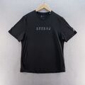 Reebok Herren T-Shirt groß schwarz Logo kurzärmelig Sport Fitness Baumwolle