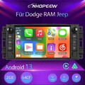 64GB Android 13 Autoradio Carplay GPS Für Dodge RAM Jeep Grand Cherokee Chrysler