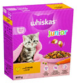 WHISKAS Katzenfutter Trockenfutter Junior Huhn 1x 800g