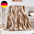 Kuscheldecke Kaninchen Plüsch Decke Super Soft Wohndecke Dick 1000 G/M² Flanell 