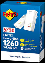 AVM Fritz! Powerline 1260 WLAN Set (20002795) von Händler ⭐⭐⭐⭐⭐