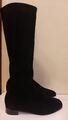 PETER KAISER Wildleder Stiefeln schwarz suede Gr.6  wNEU NP250€
