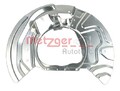 METZGER Spritzblech, Bremsscheibe Vorderachse links für BMW