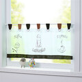 Scheibengardine Bistrogardinen Modern Gardinen Transparent Voile Küche Kurzstore
