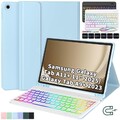 Hülle mit Beleuchtet Tastatur Für Samsung Galaxy Tab A11+ A9+ S9 S10 FE Lite S8