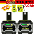 2X 18V 7Ah  Akku für RYOBI ONE& Plus Lithium RB18L50 P108 P104 Batterie