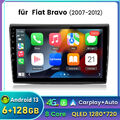 Für Fiat Bravo 2007-2012 Autoradio CarPlay Android 13.0 DAB GPS CANBUS 6GB+128GB