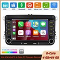 Android 13 Autoradio Carplay GPS Navi SWC Für VW Golf 5 6 Polo T5 Touran Passat