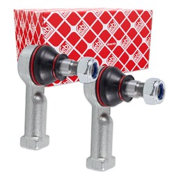 2x Febi Spurstangenendstück mit Sicherungsmutter passend für Ford Fusion Mazda