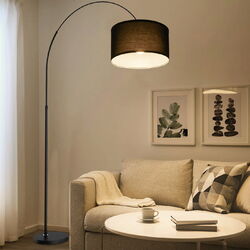 Stehlampe Stehleuchte Design Bogenlampe Leselampe Standleuchte Wohnzimmer E27