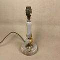 Marmor & Gold Messing Lampe Nachttisch Schreibtisch Vintage mittel Beistellleuchte antik