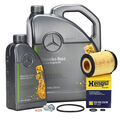 6L ORIGINAL 5W-30 MB 229.51 Motoröl HENGST Ölfilter für MERCEDES A-/B-/-C-KLASSE