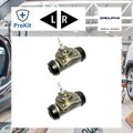 2x ORIGINAL® Delphi Radbremszylinder Vorne, Hinten, Links, Rechts für Opel