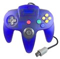 Controller GamePad JoyPad 🎮 blau transparent - Nintendo 64 / N64 (NEU) 🆕✅