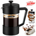 Kaffeebereiter Kaffeezubereiter Kaffeepresse 1 Liter Kaffeekanne Glas Edelstahl
