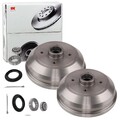 2x NK Ø 200mm BREMSTROMMELN HINTEN passend für OPEL COMBO CORSA TIGRA | 253621