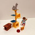 Playmobil - Katzen Kratzbaum aus 4347 + Zubehör - GUT    #743